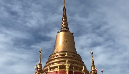 駅近で行きやすい！！黄金の仏塔が輝くローカル寺院『ワット・バンナーナイ』＠BTSバンナー