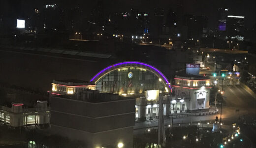 国鉄フアランポーン駅のライトアップが眺められる！鉄道見物とヤワラー散策なら安くて立地良しの『The Quarter Hualamphong by UHG』泊がおすすめ♪